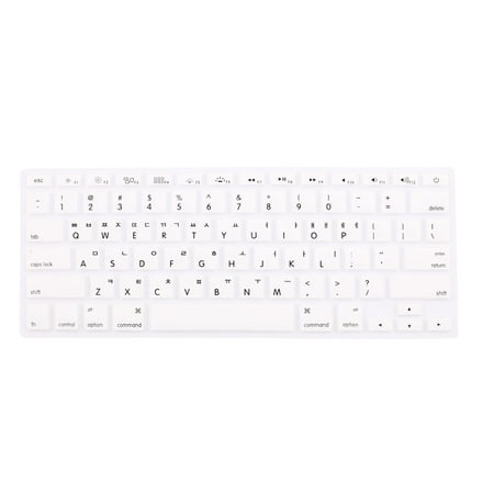 Korean Silicone Keyboard Skin Cover White for Apple Macbook Air