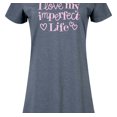 thumbnail image 3 of Instant Message - I Love My Imperfect Life - Positive - Inspirational - Womens - Any Way Dress, 3 of 6