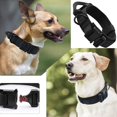 thumbnail image 4 of Collar táctico para perros con cuerda de tracción, ajustable, estilo militar, para entrenamiento de pastor alemán, accesorios para mascotas para perros medianos y grandes, 4 of 5