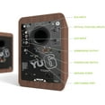 thumbnail image 6 of Kanto YU6WALNUT 200W Bluetooth Bookshelf Speakers - Walnut (Pair) with Kanto SP26PL 26" Fixed-Height Stands - Black (Pair) (2022), 6 of 9