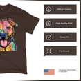 thumbnail image 4 of Tee Hunt Dean Russo Pets Art Pit Bull T-Shirt Everyone Has Best Dogs Men's Tee, Brown, XX-Large, 4 of 5