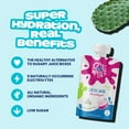 thumbnail image 2 of Caliwater Kids Pouch Organic Cactus Water Mixed Wild Prickly Pear and Watermelon, Juice Box Hydration, Electrolyte Drinks, Flavored Waters, 24-Pack 4.2oz/pouch 3g Sugar, 10 Calories, 2 of 12