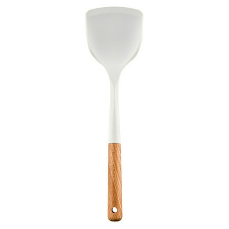 

Silicone Cookware With Wooden Handle Professional Cooking Tool Spatula X1