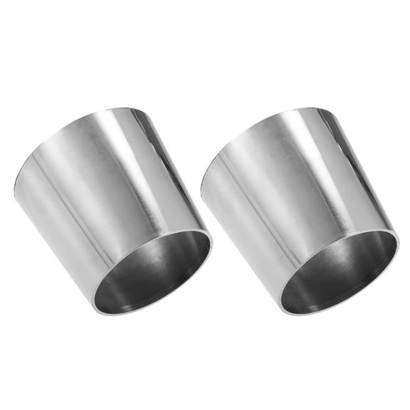 Unique Bargains 2pcs Car Mandrel Exhaust Bend Elbow Pipe 304 Stainless Steel Concentric Reducer 2.5" OD to 3" OD