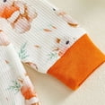 thumbnail image 5 of ZHOGXU Toddler Kids Girls Boys Outfit Long Sleeve Round Neck Easter Bunny Print Top And Pants Comfortable Cute Two Piece Sets For Casual Daily Wear,Orange,12-18 Months, 5 of 7