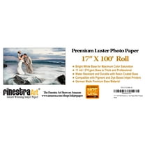 17" X 100' Premium Luster Inkjet Photo Paper - Roll