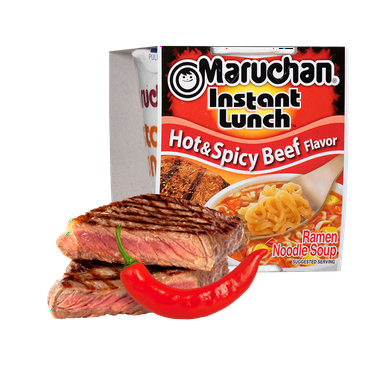 Nissin Hot & Spicy Noodle Bowl, 3.32 oz., 18-count - Walmart.com