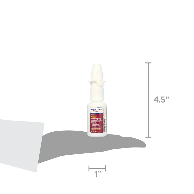 Equate Original No Drip Nasal Spray Oxymetazoline HCl 0.05