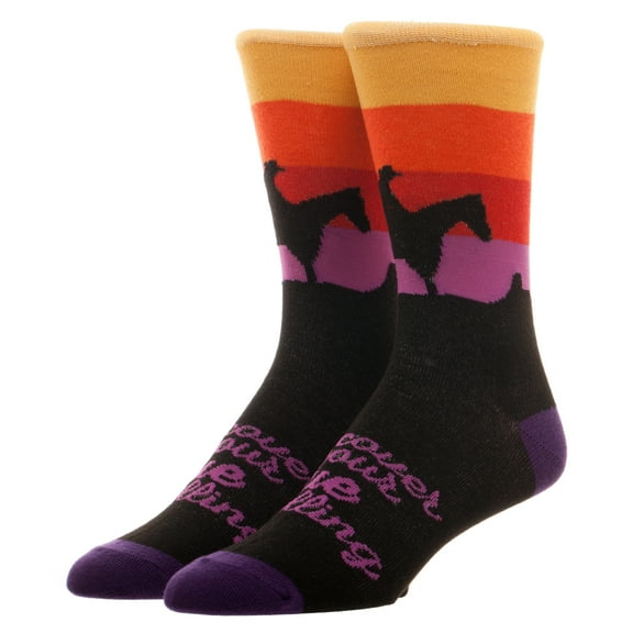 Westworld Casual Cowboy Sunset Crew Socks