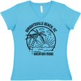 thumbnail image 3 of Inktastic Summer Vacation Mode Wrightsville North Carolina Women's V-Neck T-Shirt, 3 of 5