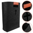 thumbnail image 6 of NIAIZEK Felt Bible Tote Bag Lightweight Handbag for Church Prayer Book Storage and Bible Study Carrying (13.78x9.45x3.54 in), 6 of 7