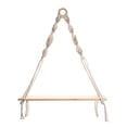 thumbnail image 1 of Estante para colgar en la pared con cuerda tejida hecha a mano, para cocina, baño, almacenamiento en el hogar, estante flotante de pared para plantas de interior, 1 of 7