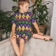 thumbnail image 4 of Balery Mardi Gras4 Conjunto de Pijama Infantil de Manga Corta con Estampado – Ropa de Dormir de Algodón Suave-Large, 4 of 6