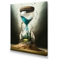 thumbnail image 2 of Designart "Hyperealistic Hour Glass III" Surrealism landscape Wall Art Print, 2 of 5