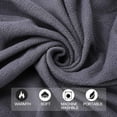 thumbnail image 4 of Fleece Sleeping Bag Liner Travel Sheet Camping Sleep Sack Ultralight Zippered Storage Bag Full Sized Zipper Backpacking Blanket for Traveling, Camping, Hiking, Outdoor Activities, 4 of 14