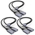 thumbnail image 1 of Splitter USB KAYQINHO 1 entrada a 2 salidas USB 2.0, paquete de 3, 1 of 7