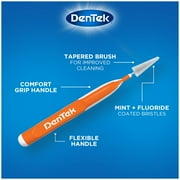 Dentek Easy Brush Interdental Cleaners, Mint, 16 ct (Pack - 4)