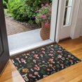 thumbnail image 2 of Mushroom Plant Crystal Velvet Nonslip Floor Mat, Entryway Doormat Durable Low-Profile Mat Home Decor, Throw Rugs Washable Kitchen Bathroom Laundry Bedroom Living Room Door Mats 30x17in, 2 of 7