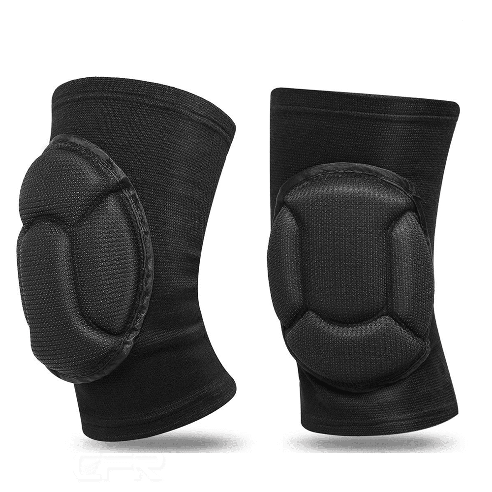Knee Pads Long Compression Leg Sleeves Braces for Basketball Volleyball Football and All Contact Sports, Kids Youth Adult Girls Boys Women Men, Sold as 1 Pair (2pcs)