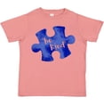thumbnail image 3 of Inktastic Autism Awareness Be Kind Dark Blue Puzzle Piece Boys or Girls Toddler T-Shirt, 3 of 5