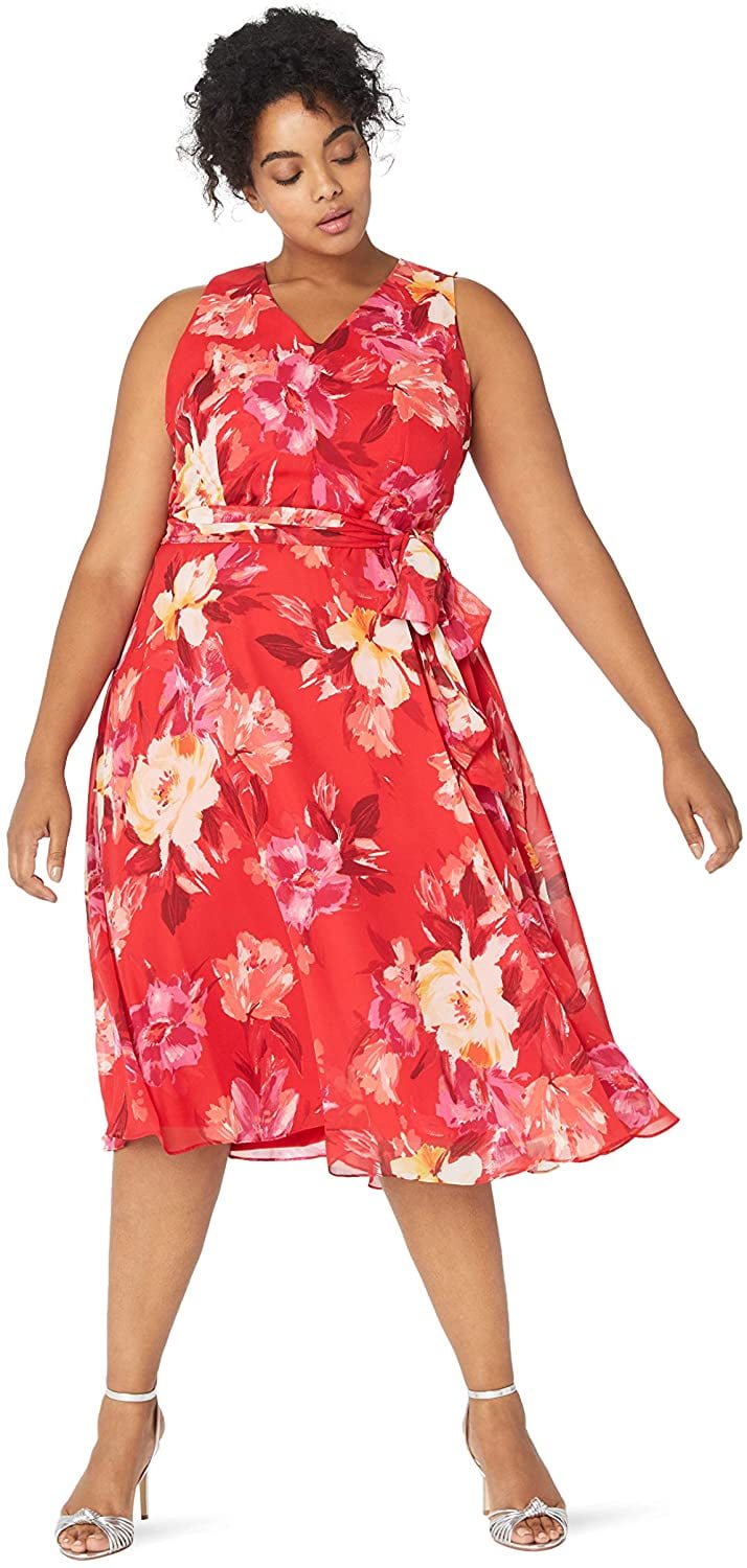 plus size fit and flare dress canada