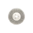 thumbnail image 1 of Amdohai 6-Inch Bench Wire Wheel Brush Stainless Steel for Bench Grinder Polishing Deburring Rust & Paint Removal 1pc, 1 of 6