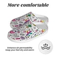 thumbnail image 6 of Zufioo Fun Animal with Unicorn Print Adult TPR Cotton Slippers,Winter Home Cotton Slippers Suitable for Adults, Men and Women, Indoor and Outdoor-39/40, 6 of 7