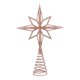 thumbnail image 2 of Decoración Rústica para el Hogar PENGJTMXG Adorno de Estrella para Árbol de Navidad Color Oro Rosa, 2 of 4