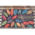 thumbnail image 3 of Door Mat Welcome Mat 40*60cm Front Door Mat Outdoor for Home Entrance Outdoor Mat for Outside Entry Way Doormat Entry Rugs, orange brown, 3 of 5