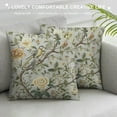 thumbnail image 3 of Nawypu  Chinoiserie Pillow Covers, Outdoor Olive Green Birds Flowers Throw Pillow Covers  Farmhouse Green Chinoiserie Decor Cushion Case Chinoiserie Home Decor for Couch Sofa, 3 of 5