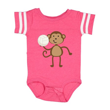 

Inktastic Volleyball Monkey Boy Gift Baby Boy Bodysuit