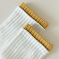 thumbnail image 3 of Opolski Women Anti-slip Cotton Socks Women's Anti-slip Cotton Mid-calf Socks Solid Color Stretchy Sweat-absorbent 1 Pair Yellow, 3 of 8