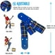 thumbnail image 2 of Correa para guitarra, Strap guitarra acústica, bajo eléctrico, guitarra eléctrica Kidam Escoces azul rey, 2 of 3