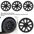 thumbnail image 3 of 4Pcs Hubcap Wheel Covers, 18in  Model S Plaid Style Full  Strong Structure Wheel Rim Covers, Replacement for Model 3 2017 to 2023, 3 of 8