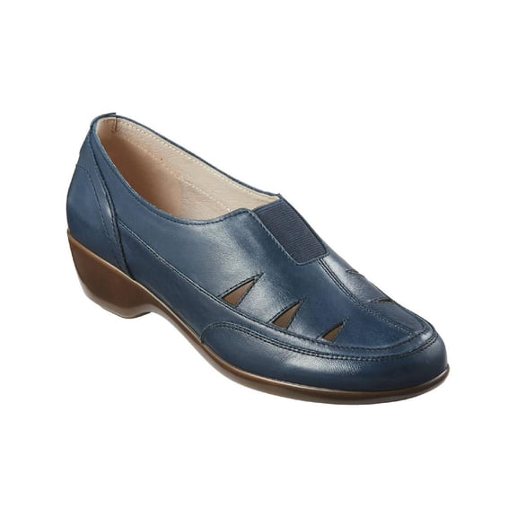 Easy Spirit Womens Daisie Leather Slip-On Loafers