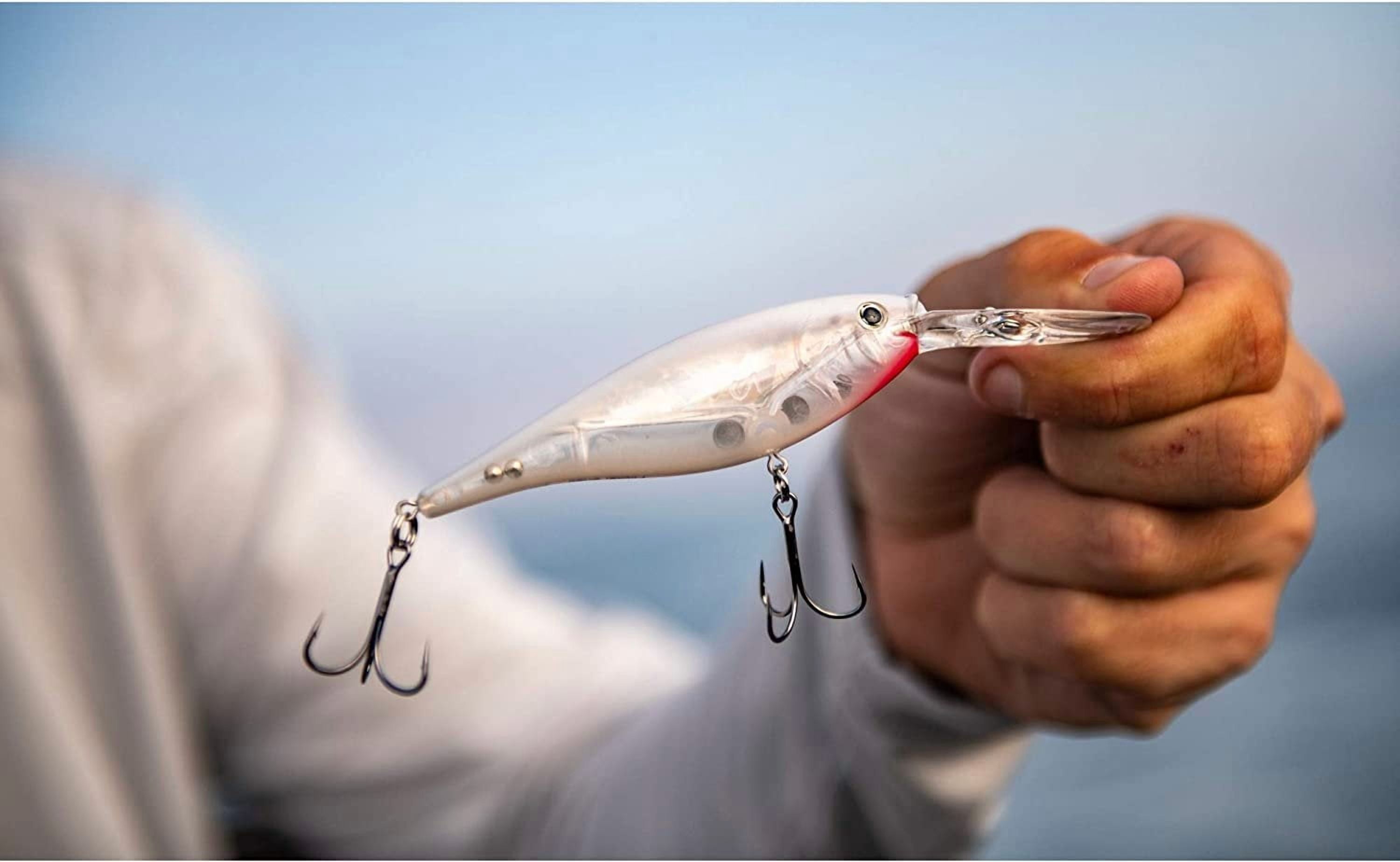 Berkley Flicker Shad Fishing Lure, Clear, 5/16 oz