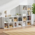 thumbnail image 6 of Cube Bookshelf White, 8 Cube Storage Organizer Bookcase, Display Bookcase, TV Stand, for Living Room, Home Office, Bedroom, 6 of 10