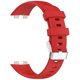 thumbnail image 2 of Silicone Watchband For Huawei Band 9 8 Replacement Strap with Steel Silver Buckle - Grey, 2 of 5