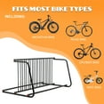 thumbnail image 6 of 10-Bike Floor Bike Rack, Heavy-Duty Metal Freestanding Bicycle Storage Organizer for Garages, Schools, and Commercial Spaces, 6 of 9
