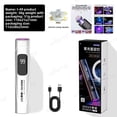 thumbnail image 2 of Portable 365nm UV LED Flashlight, Ultraviolet Blacklight for Currency Detection, Fluorescence Testing, Pet Urine and Stain Detector, Handheld Black Light, 2 of 3