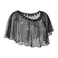 thumbnail image 1 of Chal de Lentejuelas Yuyangstore para Mujer Chal Casual Negro, 1 of 7