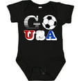 thumbnail image 3 of Inktastic Go, USA- Soccer, Football Boys or Girls Baby Bodysuit, 3 of 5