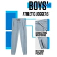 thumbnail image 2 of Tuff Guys Boys Sweatpants - Performance Fleece Joggers Athletic Pants for Boys with Pockets (Size: 8-16), 2 of 7