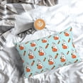 thumbnail image 3 of Salouo Rabbit Is Eating Carrots Pattern Pillow Cases,1PC Pillow Covers with Envelope Closure Decorative Pillow Case for Bed Couch,Pillows Not Included-20"x30", 3 of 6