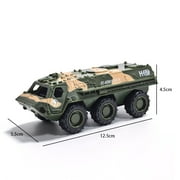 Simulation Military Armed Tank Helicopter Armored Vehicle Ambulance Truck Pull Back Car Children's Toy Model Alloy Metal+plastic