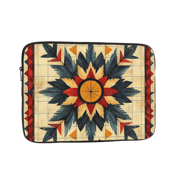Laptop Case Protect Sleeve Bag Shockproof Protective Notebook Computer Cover 10 inch, Southwest Native Aztec Folk Art Retro