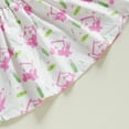 thumbnail image 6 of Okbabeha  Toddler Baby Girl Golf Outfit Short Sleeve Polo T Shirt Golf Print Mini Skirt Set 2Pcs Clothes, 6 of 7