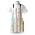 thumbnail image 4 of Japanese Apron Colored Exotic Bamboo Stems Eastern Spiritual Organic Woody Grass Plant Nature Design, Unisex Kitchen Bib Apron with Adjustable Neck for Cooking Baking Gardening, Multi, by Ambesonne, 4 of 4