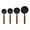 A, variant on WNFJR Measuring Cups and Spoons Set of 4, Wood Handle with Metric and US Measurements, Premium Stainless Steel, Polished Finish, Dry & Liquid Measuring Cup, for Cooking and Baking