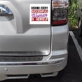 thumbnail image 2 of DistinctInk Custom Bumper Sticker - 8" x 8" Decorative Decal - White Background - Behind Every Successful Woman is Herself, 2 of 2